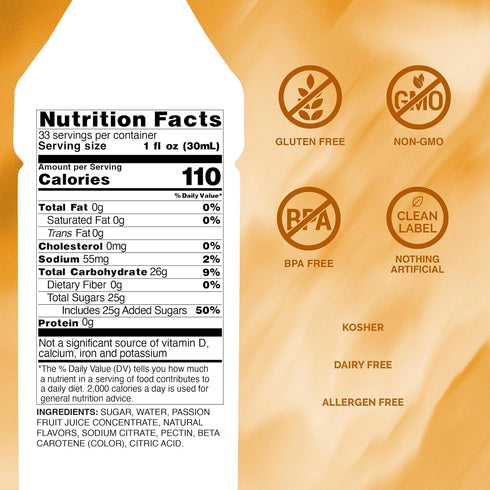 1 Monin - Passion Fruit Pure | Premium Pure for Cocktails, Smoothies & More | Clean Label with No Artificial Flavors