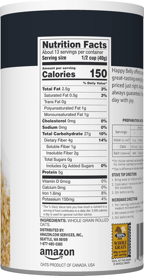 18 Oz Amazon Grocery, Quick Cook Oats