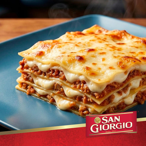 12 Pack (8 oz San Giorgio Oven Ready Lasagna Pasta, Boxes), No Boil Lasagna Noodles for Easy Layered Meals