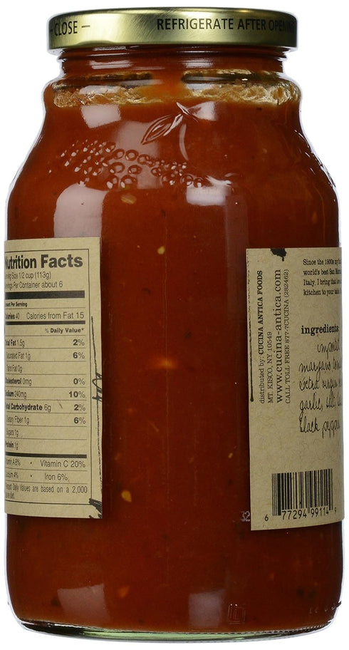 Cucina Antica Garlic Marinara Sauce, 25 oz