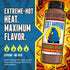 8 oz 1 Pack Secret Aardvark Reaper Hot Sauce - Carolina Reaper Hot Sauce, Smoky, Low Carb, Dairy Free, Spicy BBQ Sauce
