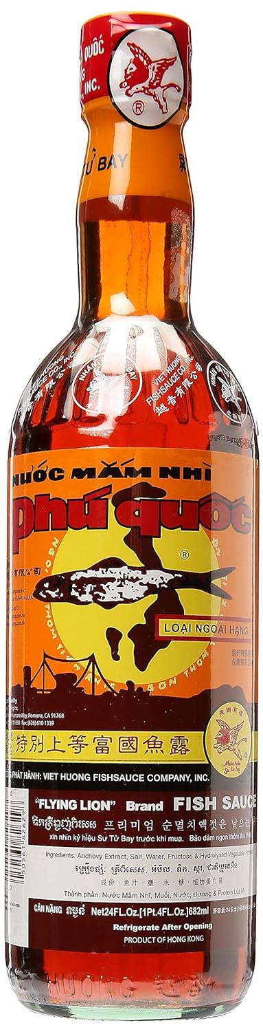 Flying Lion Fish Sauce - Vietnamese Style, 24 Ounce Bottle