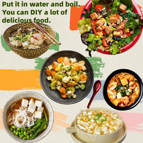 LWWTYKSPL 6oz 170g Freeze Dried Tofu Low Sugar, Natural Snack, Keto Friendly, Gluten Free Delicious Tofu