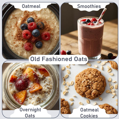 5 Lb Great River Milling Organic Old Fashioned Rolled Oats | Gluten Free Whole Grain, USDA Organic, Non-GMO, Kosher |