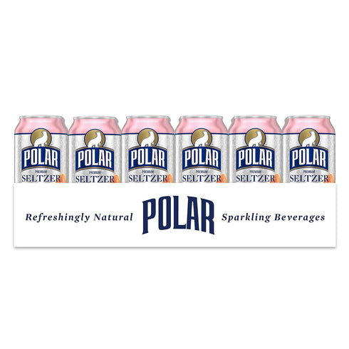 12 oz 24 pack Polar Seltzer Water Ruby Red Grapefruit, fl cans