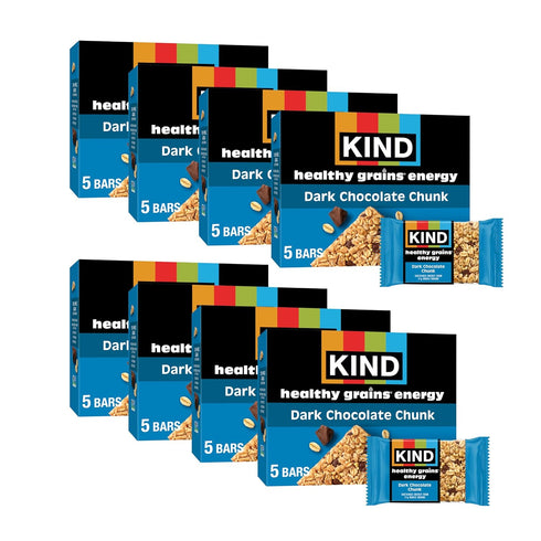 KIND Healthy Grains Energy Bars, Dark Chocolate Chunk, Gluten Free, Healthy Snacks,