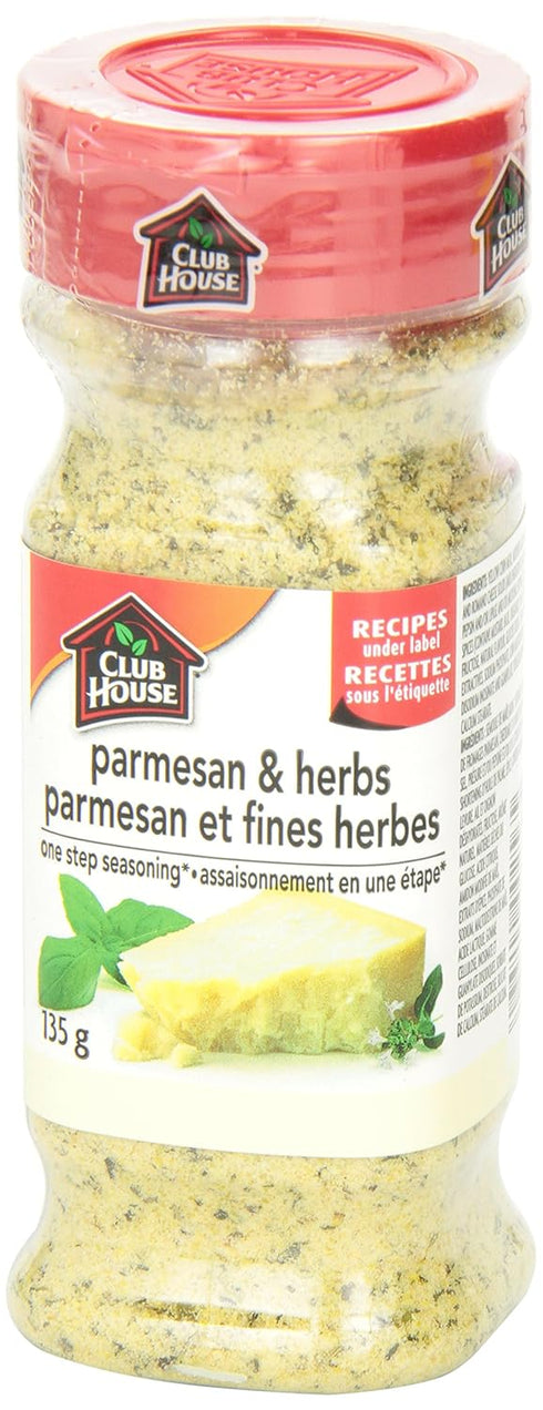 Club House Signature Blend - Parmesan & Herbs, 135g/4.8 oz, Imported from Canada