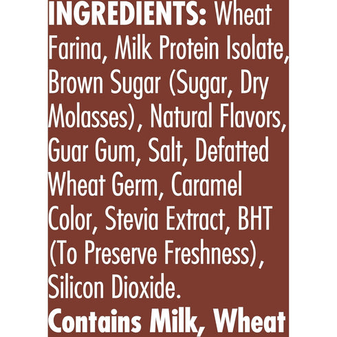Cream of Wheat 1.6 6 Packets (Pack 6) Instant High Protein Hot Cereal, Maple Brown Sugar, Ounce