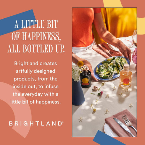 6.7 Oz Brightland The Pair, Balsamic Vinegar & Champagne Vinegar Duo - Artisinal Vinegars Perfect for Salad Dressings