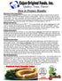 Cajun Original Foods 3 (1 lb). Frozen Pork Boudin Sausage Links w/Brown Rice, Links Cajun Seasoned, Ready to Cook Cajun