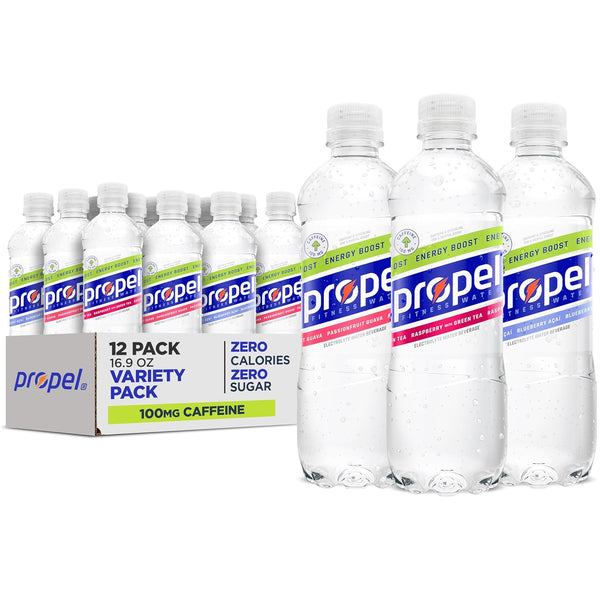Propel Energy Boost Zero Calorie Flavored Water with Electrolytes and Caffeine, 3