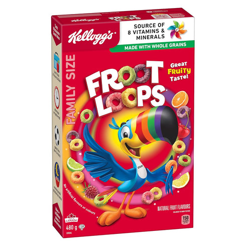 480 Kellogg's Froot Loops Cereal Family Size g