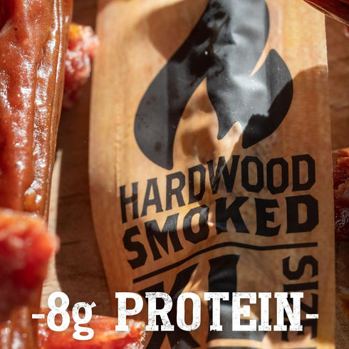 0.9 20 pack Cattleman's Cut Old Fashioned Smoked Sausages Meat Snacks, Ounce
