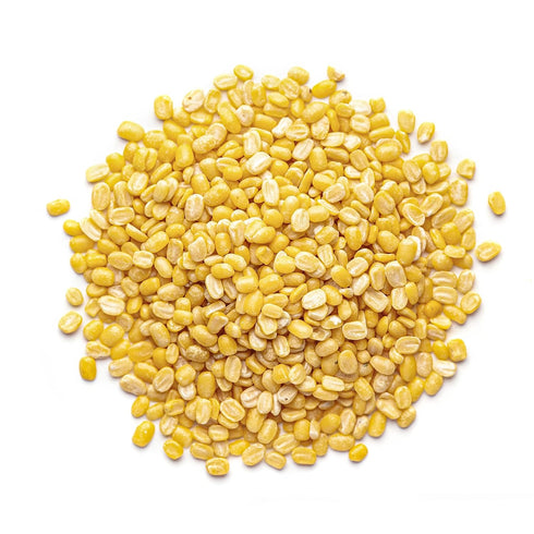 3 Food to Live Organic Yellow Mung Dal, Pounds Non-GMO, Peeled Split Mung Beans (Moong Dal). Ayurvedic Food. Easy