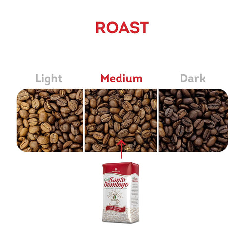 8 oz (Pack 4) Caf Santo Domingo, Bag, Ground Coffee, Medium Roast - Product from the Dominican Republic