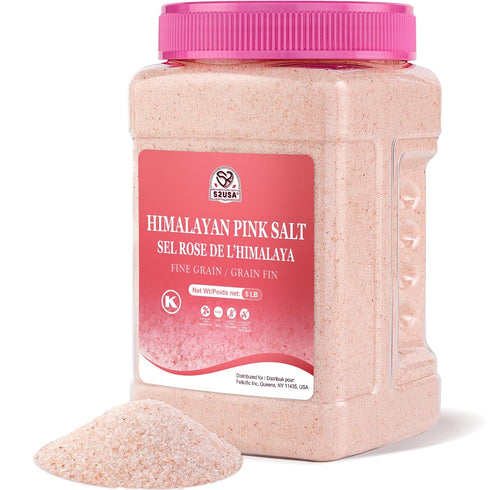 52USA Himalayan Pink Salt Fine, Fine Ground Table and Cooking Salt, 80oz