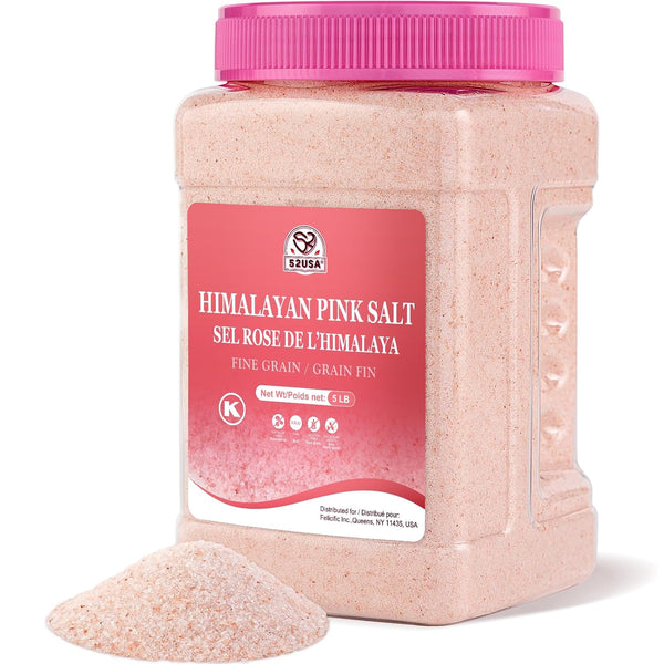 52USA Himalayan Pink Salt Fine, Fine Ground Table and Cooking Salt, 80oz