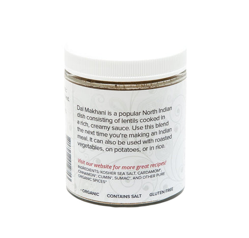 Spice Hut - Dal Makhani Lentil Seasoning Organic, Indian Lentil Desi Spice Masala for Cooking (3.5oz Glass Jar)