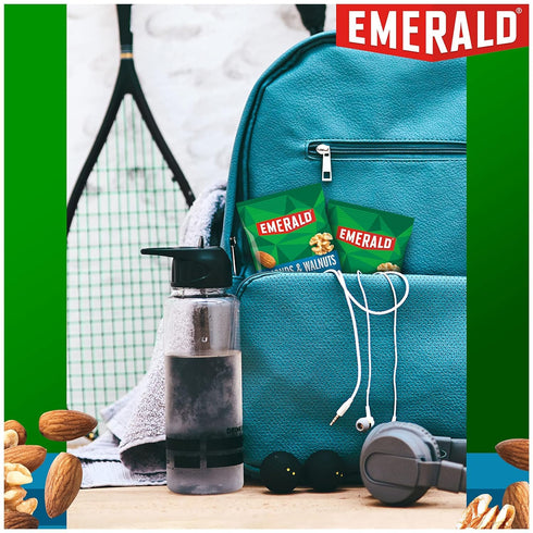 100 Packs, 7 3.92 Oz (Pack 2) Emerald Nuts, Natural Walnuts & Almonds, Calorie Ct
