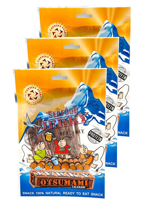 Cantina Star | Calamari Jerky (Dried Calamari) | OTSUMAMI | 2.8 oz - All