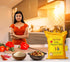 20-Pound 20lbs (9.08kg) Asian Kitchen White Sona Masoori Aged Rice Bag, Short Grain Rice ~ All Natural | Gluten