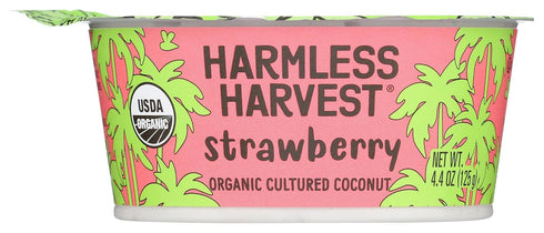 Harmless Harvest Dairy-Free Cup Yogurt - Strawberry, 4oz