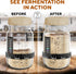 31.8 oz Ultimate Sourdough Starter Jar Kit - Reusable Jar for Easy Bread Baking - Perfect to Make Your Sour Dough