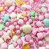 Sentovac Pink Mermaid Sprinkle Edible Decorations for Cake, Cupcake, Cookie Baking, Mermaid Party Birthday