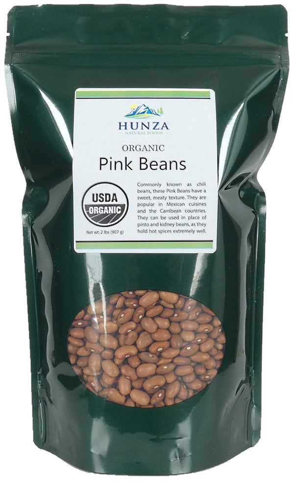 Hunza Organic Pink Beans (2-lbs)