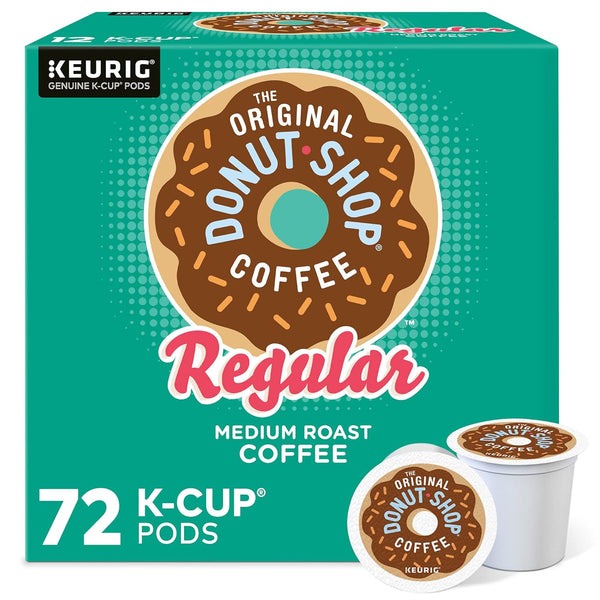 The Original Donut Shop Regular Keurig Single-Serve K-Cup Pods, Medium Roast Coffee,
