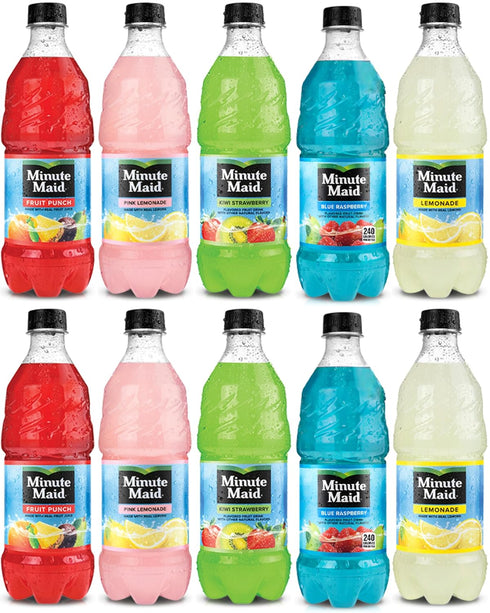 ADVENTURE BOX Minute Maid Fruit Punch 5 Flavors Variety Pack, Lemonade And Fruit Drinks