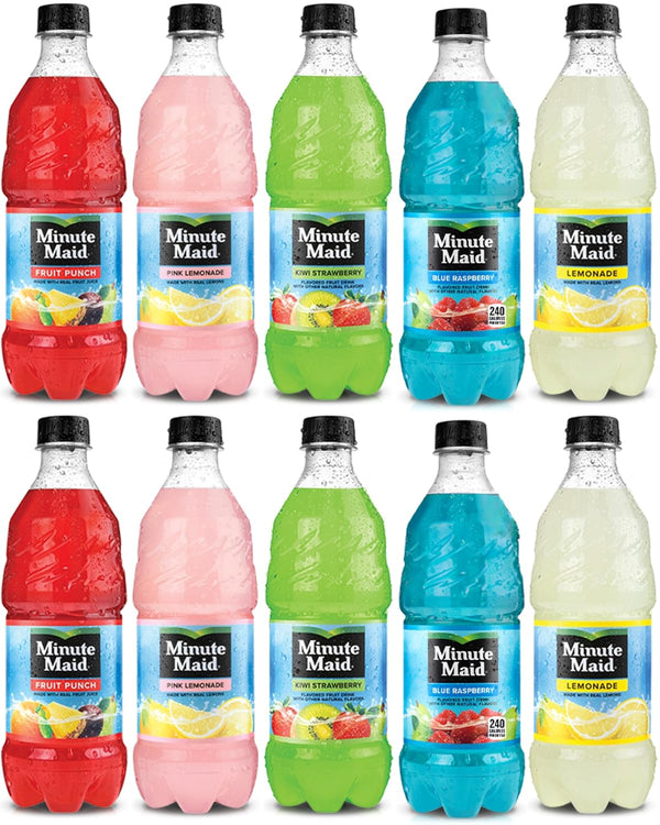 ADVENTURE BOX Minute Maid Fruit Punch 5 Flavors Variety Pack, Lemonade And Fruit Drinks