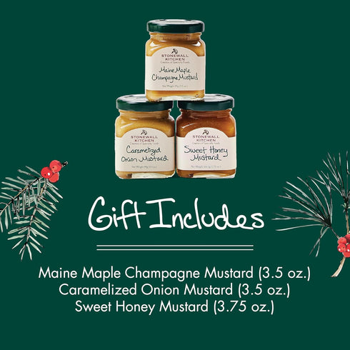 2025 Stonewall Kitchen Mustard Tree, Holiday Collection