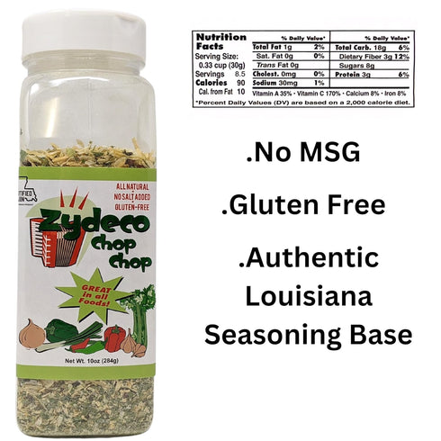 Zydeco Chop Chop (10 (Pack 2)) Cajun Seasoning Base Ounce