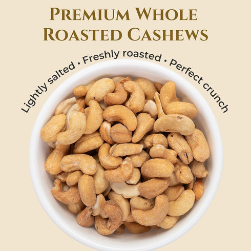 1 Lb 16 Oz Anna and Sarah Cashews Roasted Salted | Healthy Protein Snack, Natural Healthy Diet Friendly Snacks, Gift