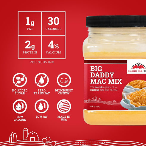 1LB (Pack 1) Hoosier Hill Farm Big Daddy Mac Mix