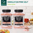 5 lb (80 oz) 2 Pack, Soeos Himalayan Pink Salt, Coarse Grain, Each, Rock Salt for Cooking, Seasoning, Grilling