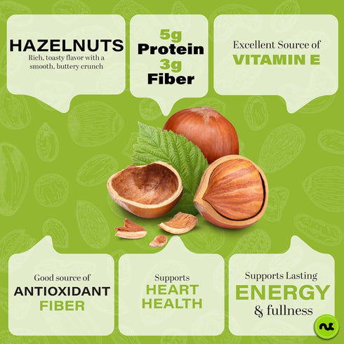 Filberts (16oz 1 LB) Packed NUT CRAVINGS - Raw Hazelnuts with Skin - Unsalted, Shelled, - Fresh in Resealable Bag