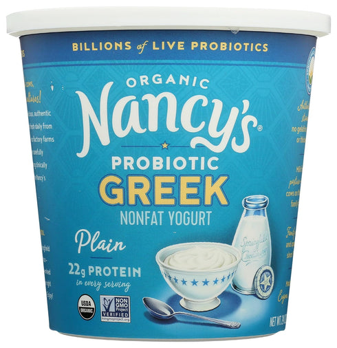 Nancy's Yogurt Nancys Yogurt, Yorcurt Greek Non Fat Plain Organic, 24 Ounce