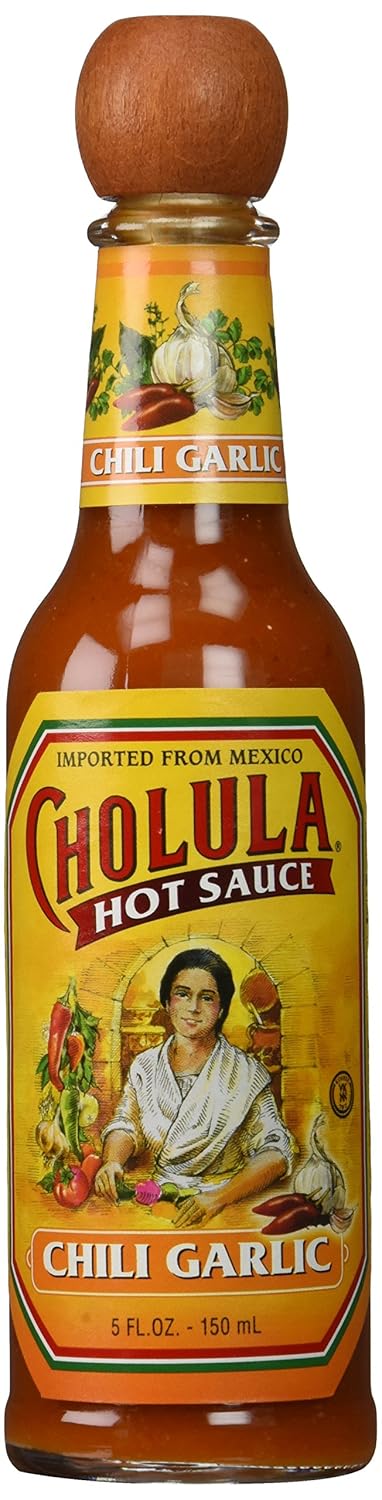 Cholula Chili garlic Hot Sauce, 5 Fl Oz (Pack of 3)