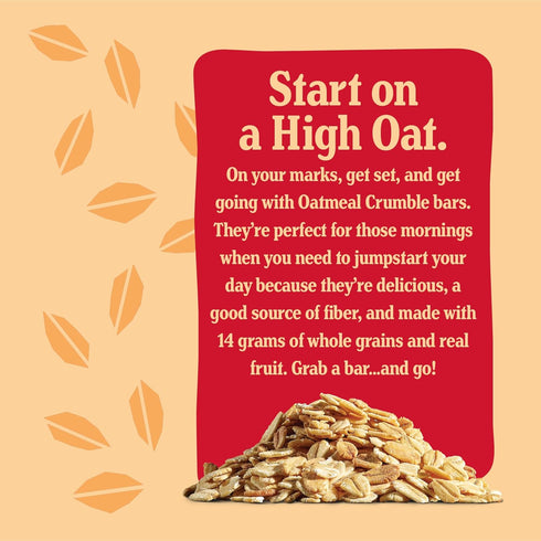 1 12 Natures Bakery Oatmeal Crumble Bars, Strawberry, Real Fruit, Vegan, Non-GMO, Breakfast bar, box with bars