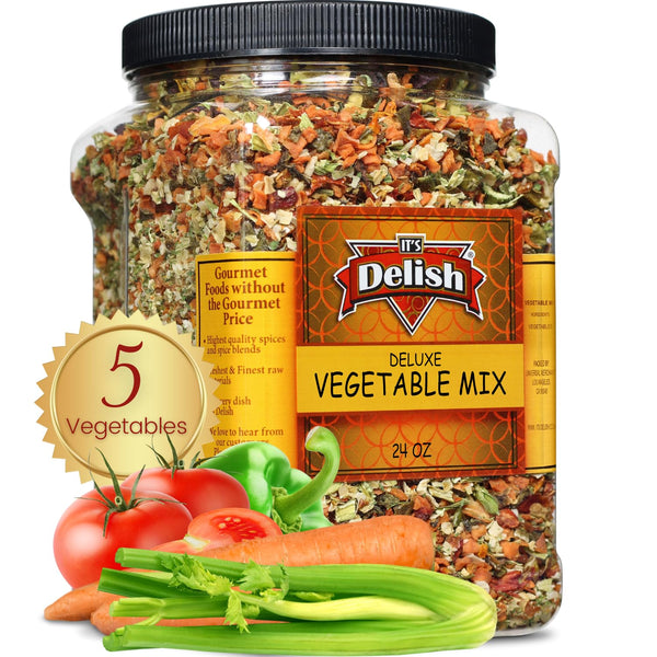 Deluxe Dried Vegetable Soup Mix by Its Delish, 24 Oz (1.5 Lb)