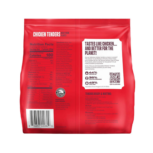 12 Impossible Chicken Tenders Plant Based, Ounce