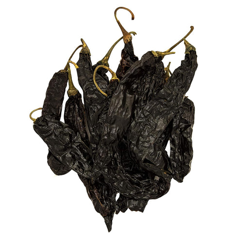 4oz Pasilla Negro Chilaca Dried Whole Chile Seco Peppers, Chili Pods for Authentic Mexican Food