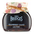 Mrs Bridges Cranberry Sauce with Port, Made in Scotland, 8oz Jar (Pack