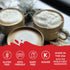 12.7 Oz, 3 Pack Jordan's Skinny Mixes Sugar Free Coffee Syrup, Holiday Trio Coffee Flavoring Syrup, Zero Calorie Drink