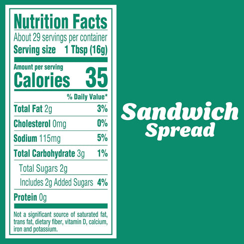 Kraft 15 oz America's Favorite Sandwich Spread, fl Jar