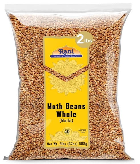 Rani Moth Beans Whole 32oz (2lbs) 908g ~ All Natural | Gluten