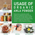 Jiva Organics Organic Pure Amla Berry Powder, 7 Ounce - Food Grade & Non-GMO