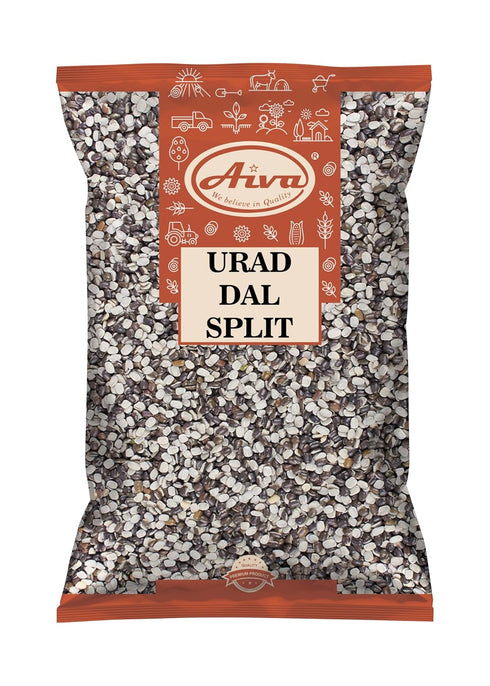 Aiva Urad Split Black Gram (Urad Black Split Dal) | Loose Split